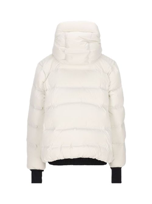 MONCLER Giacca imbottita con logo Moncler | 1A000245399DSUISSES JACKET034 BIANCO